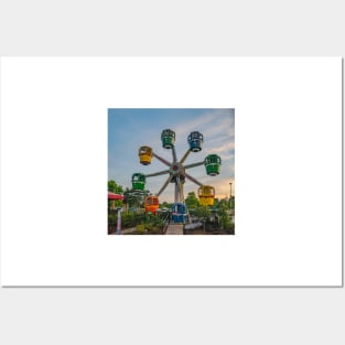 Kid ferris wheel Posters and Art